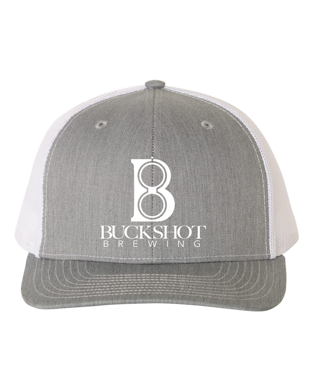 Buckshot Brewing Heather Gray/White Hat